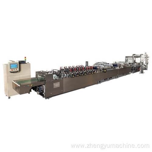 Automatic zipper bag pouch making machine